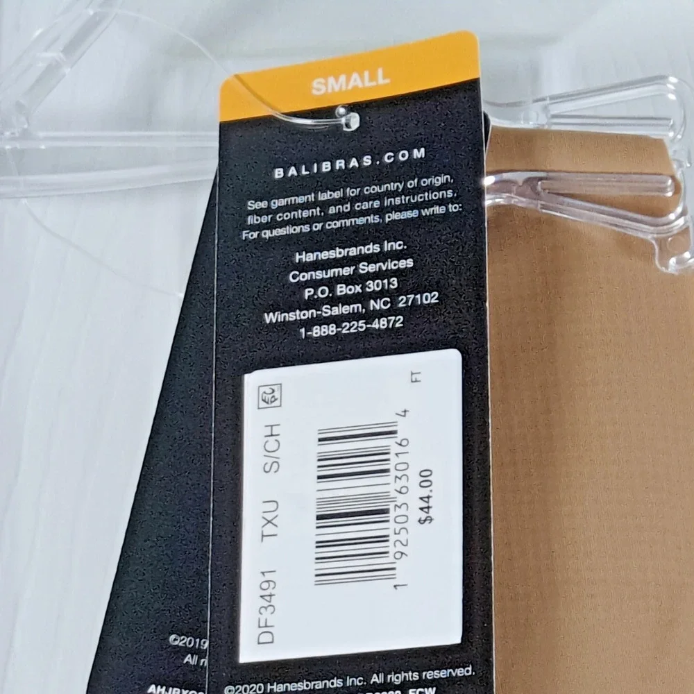 NWT Bali Comfort Revolution EasyLite Seamless Wirefree Bra Cinnamon Butter Small